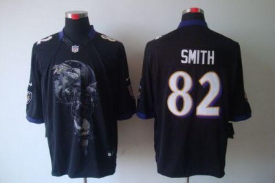 Jerseys Factory Cheap Nike Ravens #82 Torrey Smith Black Alterna