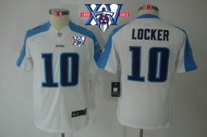 Jerseys Factory Cheap Nike Titans #10 Jake Locker White With 15t