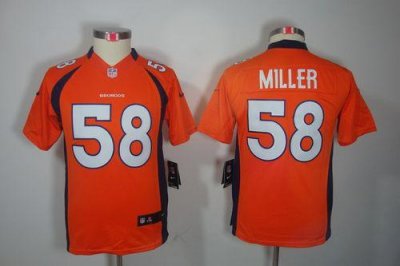 Jerseys Factory Cheap Nike Broncos #58 Von Miller Orange Team Co