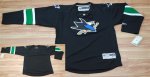 Jerseys Factory Cheap Sharks Blank Embroidered Black NHL Jersey
