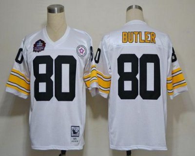 Jerseys Factory Cheap Mitchell And Ness Steelers #80 Jack Butler