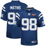 Jerseys Factory Cheap Colts #98 Robert Mathis Blue With Super Bo