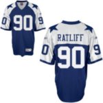 Jerseys Factory Cheap Cowboys #90 Jay Ratliff Blue Thanksgiving