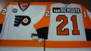 Jerseys Factory Cheap Flyers #21 James Van Riemsdyk Embroidered