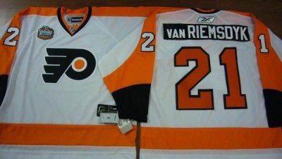 Jerseys Factory Cheap Flyers #21 James Van Riemsdyk Embroidered