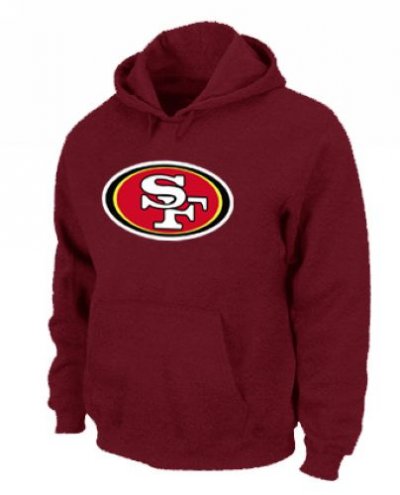 Jerseys Factory Cheap San Francisco 49ers Logo Pullover Hoodie R