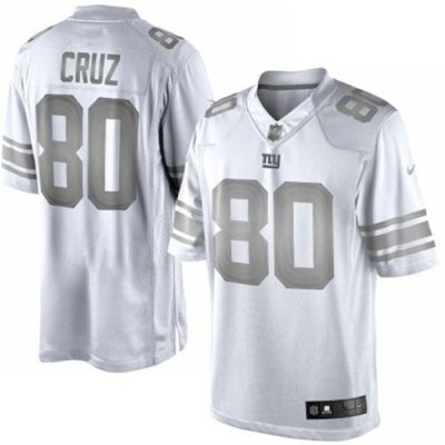 Jerseys Factory Cheap Nike Giants #80 Victor Cruz White Men's St