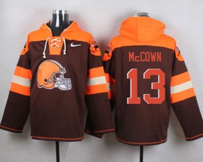 Jerseys Factory Cheap Nike Browns #13 Josh McCown Brown Player P