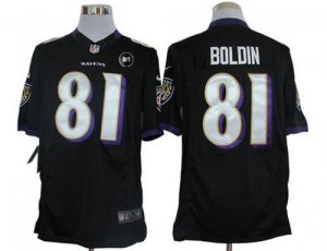 Jerseys Factory Cheap Nike Ravens #81 Anquan Boldin Black Altern