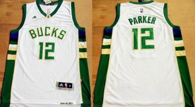 Jerseys Factory Cheap Revolution 30 Bucks #12 Jabari Parker Whit