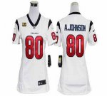 Jerseys Factory Cheap Nike Texans #80 Andre Johnson White With C