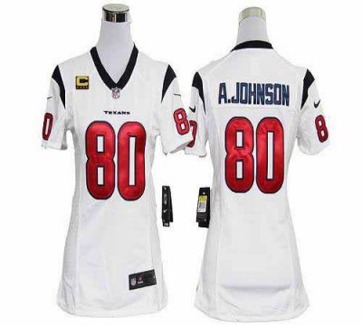 Jerseys Factory Cheap Nike Texans #80 Andre Johnson White With C