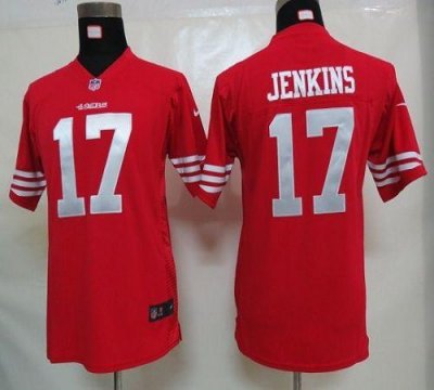 Jerseys Factory Cheap Nike 49ers #17 A.J. Jenkins Red Team Color