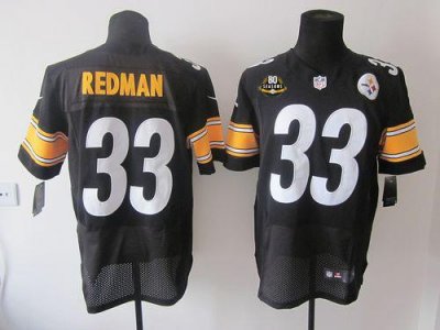 Jerseys Factory Cheap Nike Steelers #33 Isaac Redman Black Team
