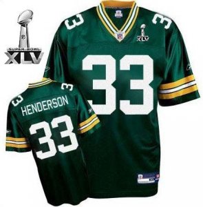 Jerseys Factory Cheap Packers #33 William Henderson Green Super