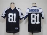 Jerseys Factory Cheap Cowboys #81 Laurent Robinson Blue Thanksgi