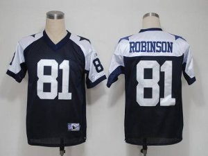 Jerseys Factory Cheap Cowboys #81 Laurent Robinson Blue Thanksgi