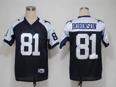 Jerseys Factory Cheap Cowboys #81 Laurent Robinson Blue Thanksgi