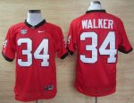 Jerseys Factory Cheap Bulldogs #34 Herschel Walker Red SEC Patch