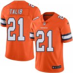 Jerseys Factory Cheap Nike Broncos #21 Aqib Talib Orange Men's S