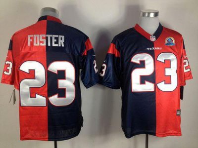 Jerseys Factory Cheap Nike Texans #23 Arian Foster Navy Blue/Red