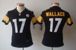 Jerseys Factory Cheap Nike Steelers #17 Mike Wallace Black Team