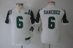Jerseys Factory Cheap Nike Jets #6 Mark Sanchez White Youth Embr