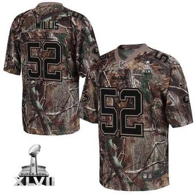 Jerseys Factory Cheap Nike 49ers #52 Patrick Willis Camo Super B