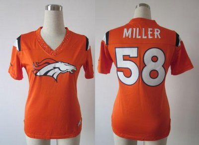 Jerseys Factory Cheap Nike Broncos #58 Von Miller Orange Team Co