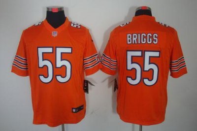 Jerseys Factory Cheap Nike Bears #55 Lance Briggs Orange Alterna