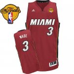 Jerseys Factory Cheap Heat Finals Patch #3 Dwyane Wade Revolutio
