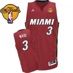 Jerseys Factory Cheap Heat Finals Patch #3 Dwyane Wade Revolutio