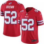 Jerseys Factory Cheap Nike Bills #52 Preston Brown Red Men's Sti