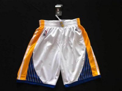 Jerseys Factory Cheap Golden State Warriors White NBA Shorts