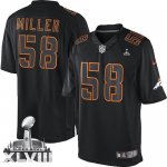 Jerseys Factory Cheap Nike Broncos #58 Von Miller Black Super Bo