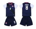 Jerseys Factory Cheap USA #8 Dempsey 2012/2013 Blue Away Kid Soc