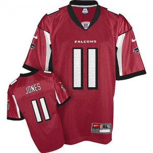 Jerseys Factory Cheap Nike Falcons #11 Julio Jones Red Stitched