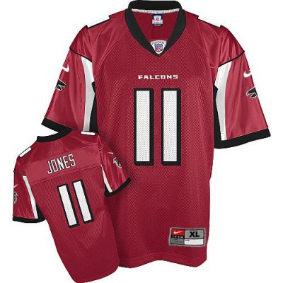 Jerseys Factory Cheap Nike Falcons #11 Julio Jones Red Stitched