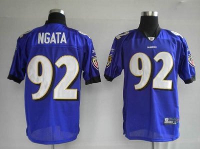 Jerseys Factory Cheap Ravens #92 Haloti Ngata Purple Stitched NF