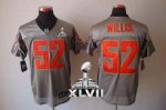 Jerseys Factory Cheap Nike 49ers #52 Patrick Willis Grey Shadow