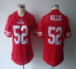 Jerseys Factory Cheap 49ers #52 Patrick Willis Red Women's Team