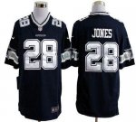 Jerseys Factory Cheap Nike Cowboys #28 Felix Jones Navy Blue Tea