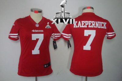 Jerseys Factory Cheap Nike 49ers #7 Colin Kaepernick Red Team Co