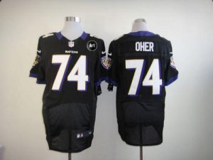 Jerseys Factory Cheap Nike Ravens #74 Michael Oher Black Alterna