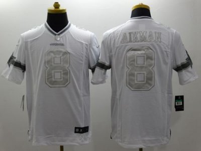 Jerseys Factory Cheap Nike Cowboys #8 Troy Aikman White Men's St