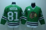 Jerseys Factory Cheap Blackhawks #81 Marian Hossa Embroidered Gr
