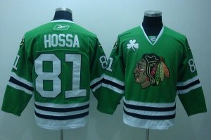 Jerseys Factory Cheap Blackhawks #81 Marian Hossa Embroidered Gr