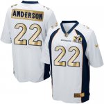 Jerseys Factory Cheap Nike Broncos #22 C.J. Anderson White Men's