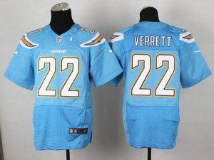 Jerseys Factory Cheap Nike Chargers #22 Jason Verrett Electric B