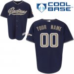 Jerseys Factory Cheap Padres Customized Authentic Blue Cool Base